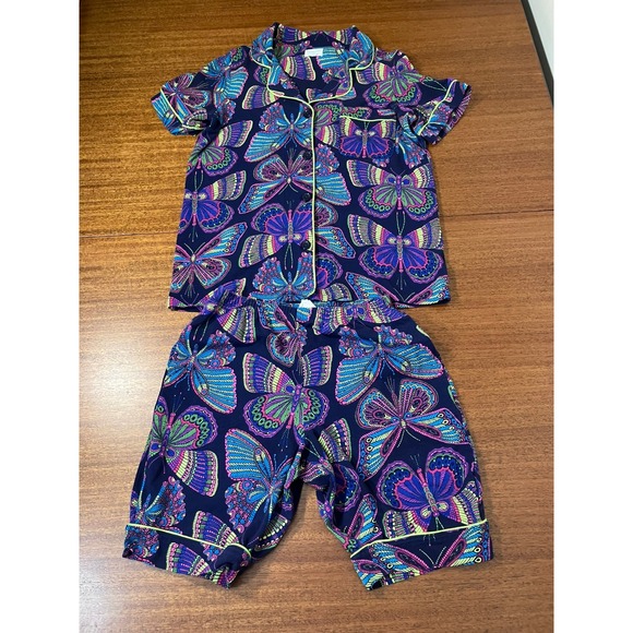 BedHead PJs Other - BedHead PJs x Trina Turk Butterfly Pajama Set in Womens XS Stretch Jersey Cotton